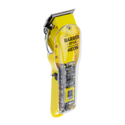 Hair clipper BARBER STYLE NEON YELLOW DEWAL 03-081 Yellow